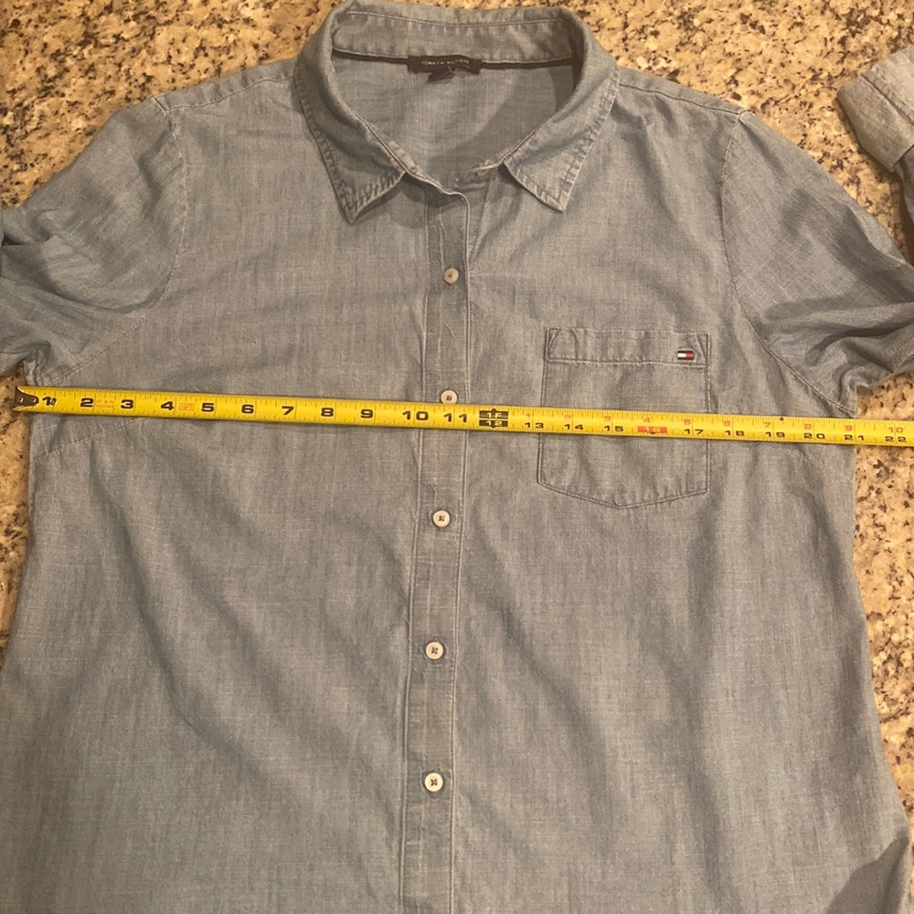 19:02 - 3/$25 Bundle Only - Tommy Hilfiger Denim Shirt - Picture 10 of 15